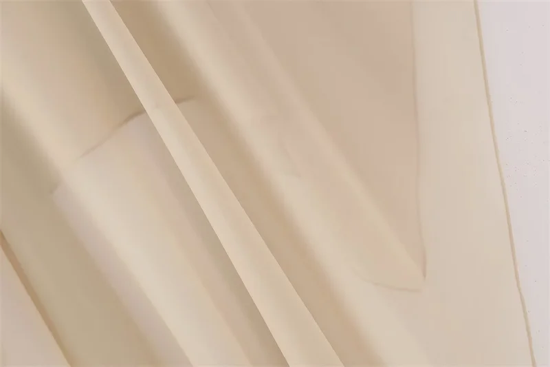 KEYANKETIAN Summer New Asymmetrical Tulle Cape Beach Wind Perspective Outfit Chic Chiffon Shawl Mid-Length Pull-Over Top