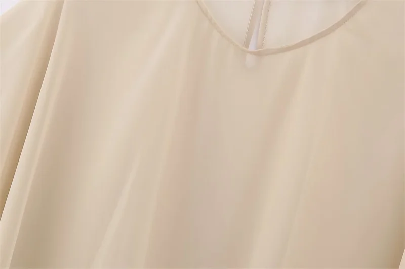 KEYANKETIAN Summer New Asymmetrical Tulle Cape Beach Wind Perspective Outfit Chic Chiffon Shawl Mid-Length Pull-Over Top
