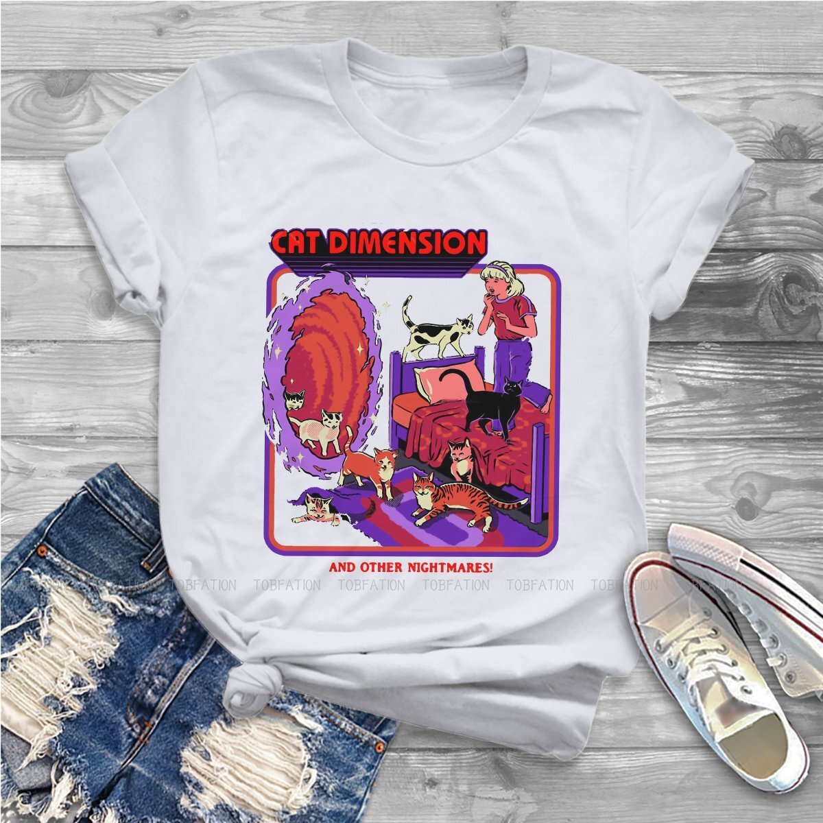 Portal Game Chell Atlas P-Body Women T Shirt The Cat Dimension Female Tops Harajuku Kawaii Tees Ladies 5XL Cotton Tshirt