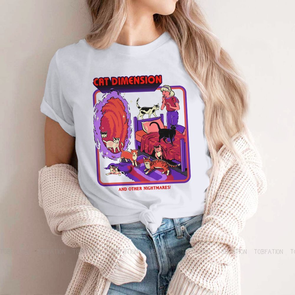 Portal Game Chell Atlas P-Body Women T Shirt The Cat Dimension Female Tops Harajuku Kawaii Tees Ladies 5XL Cotton Tshirt