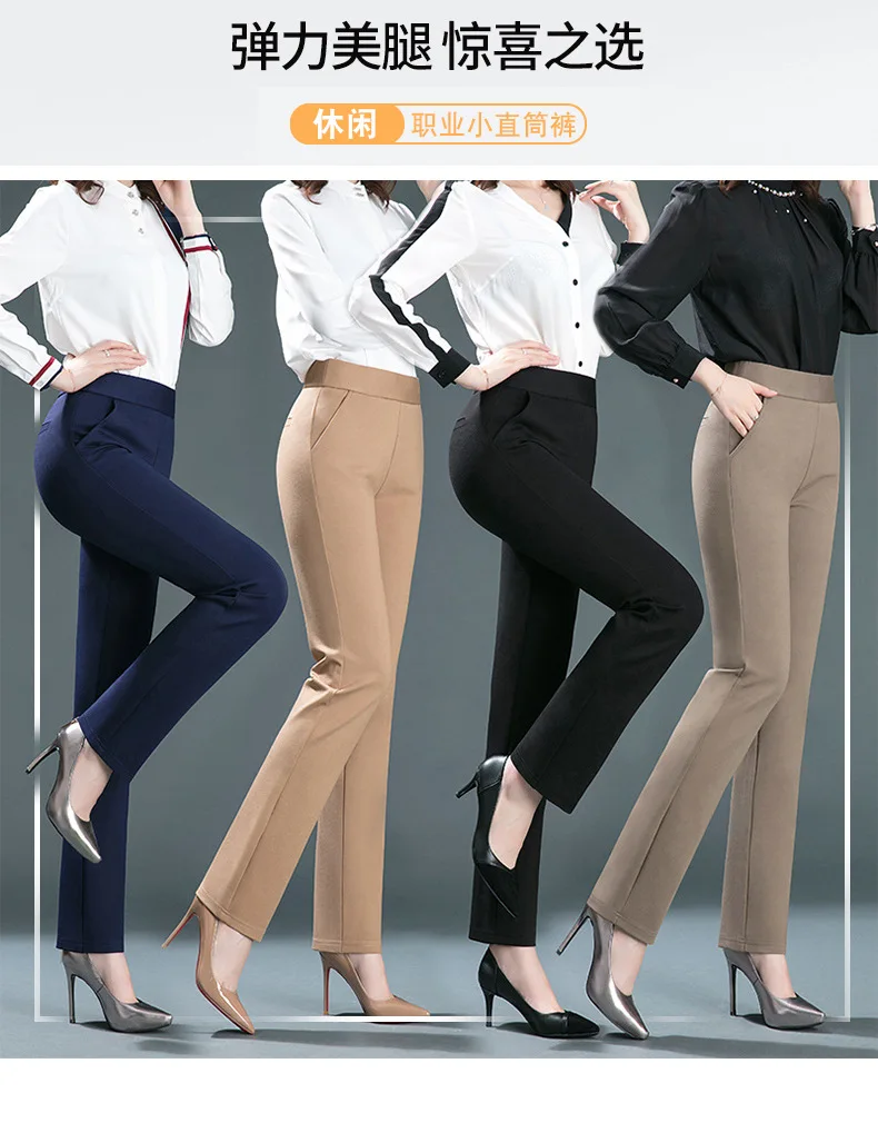 New Winter Pants For Women Thick Velvet Pants Warm Trousers Female Stretch Casual Pencil Pants Black Navy Khaki Pants Size M-6XL