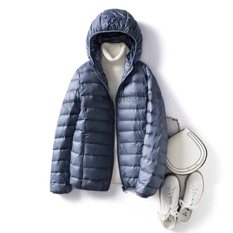 Plus Size 5XL 6XL 7XL Women Ultra Lightweight Packable Autumn Winter Warm Jackets 2026 New Arrivals Female Slim Short Down Coat