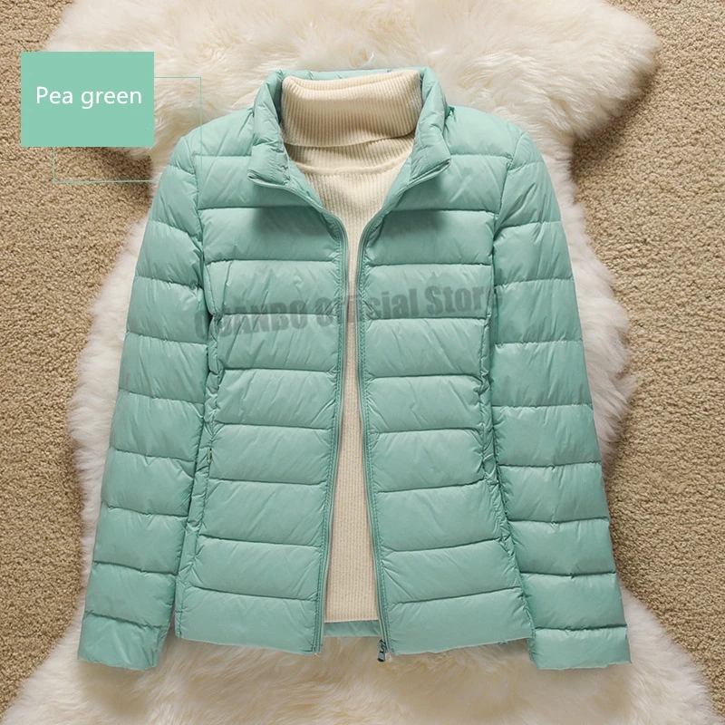 Plus Size 5XL 6XL 7XL Women Ultra Lightweight Packable Autumn Winter Warm Jackets 2026 New Arrivals Female Slim Short Down Coat