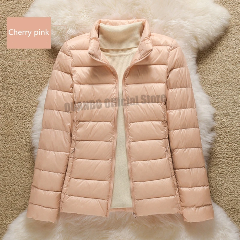 Plus Size 5XL 6XL 7XL Women Ultra Lightweight Packable Autumn Winter Warm Jackets 2026 New Arrivals Female Slim Short Down Coat