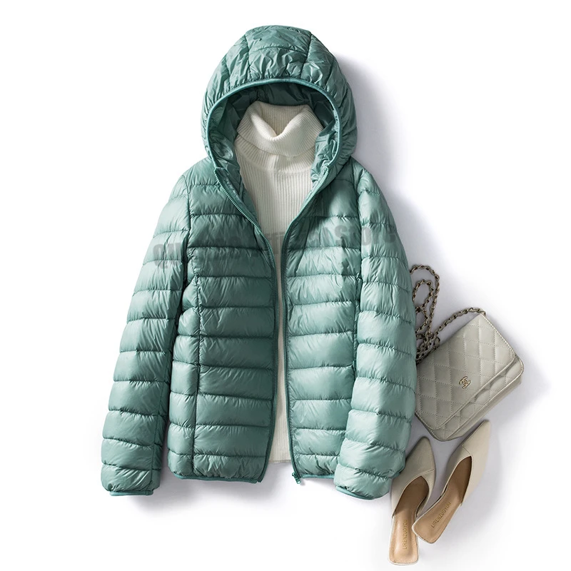 Plus Size 5XL 6XL 7XL Women Ultra Lightweight Packable Autumn Winter Warm Jackets 2026 New Arrivals Female Slim Short Down Coat