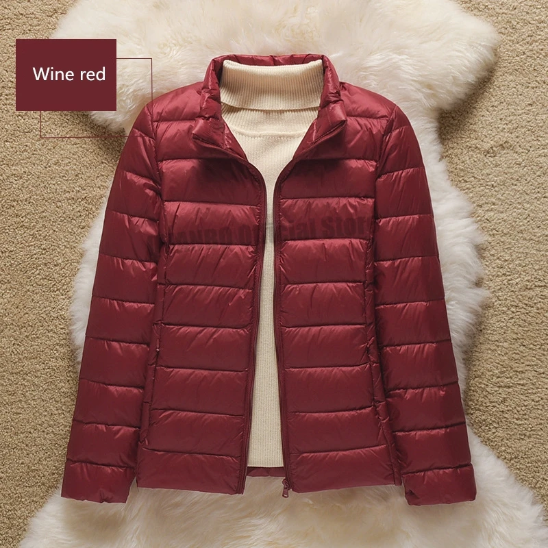 Plus Size 5XL 6XL 7XL Women Ultra Lightweight Packable Autumn Winter Warm Jackets 2026 New Arrivals Female Slim Short Down Coat