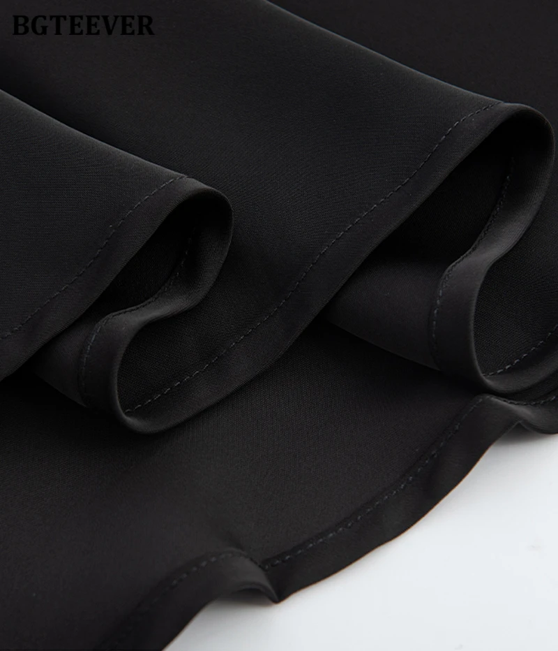BGTEEVER Fashion High Waist Skinny Ladies Satin Skirts Spring Summer Elegant Slim Package Hip Skirts Women