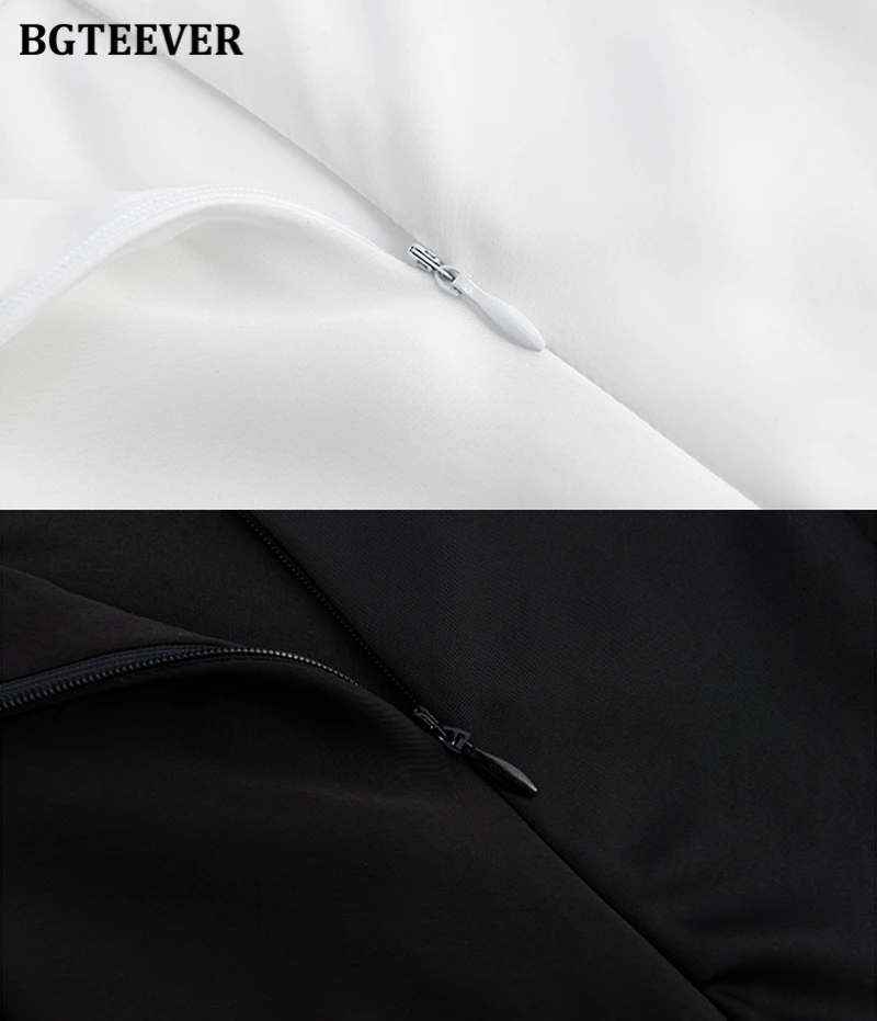 BGTEEVER Fashion High Waist Skinny Ladies Satin Skirts Spring Summer Elegant Slim Package Hip Skirts Women