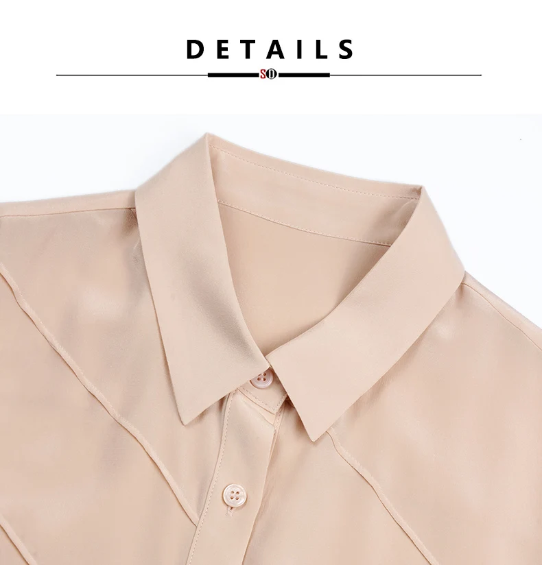 SuyaDream Women Striped Shirts 100%Pure Silk Turn Down Collar Chic Blouses 2026 Spring Summer Office Lady Top Pink Champagne