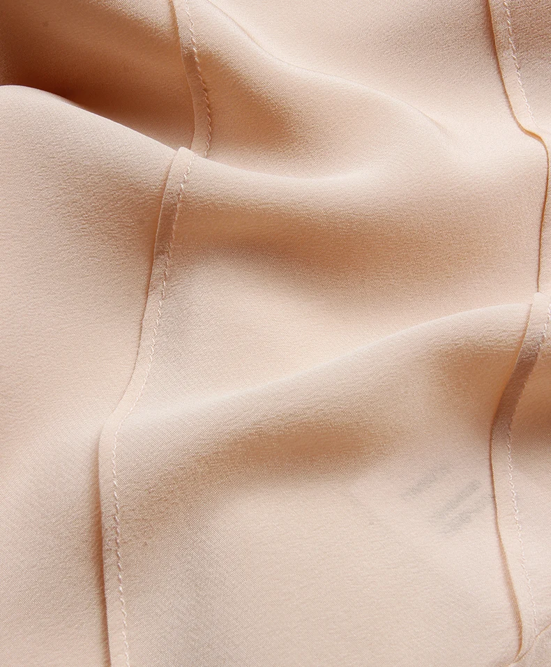 SuyaDream Women Striped Shirts 100%Pure Silk Turn Down Collar Chic Blouses 2026 Spring Summer Office Lady Top Pink Champagne