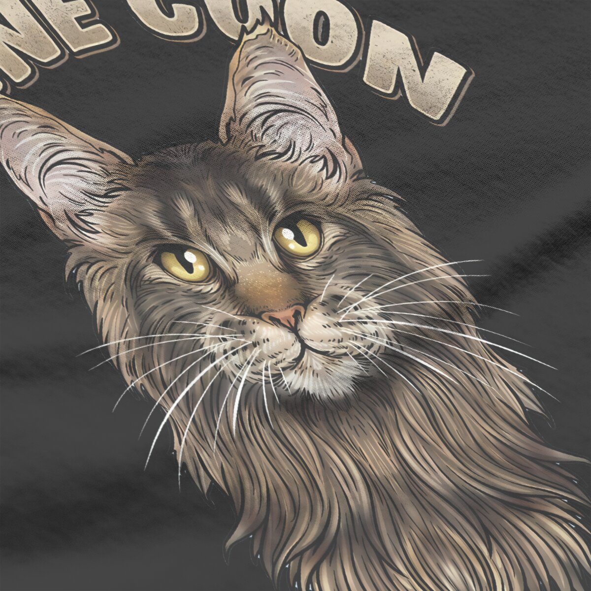 Siamese Cat Polyester TShirts Kopie Von Funny Maine Coon Distinctive Men's T Shirt Hipster Clothing