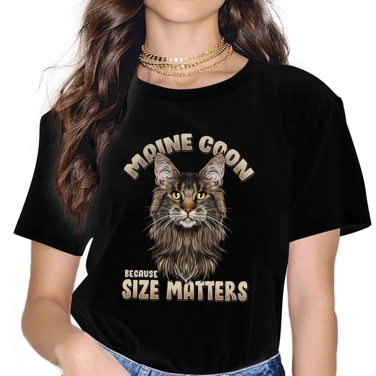 Siamese Cat Polyester TShirts Kopie Von Funny Maine Coon Distinctive Men's T Shirt Hipster Clothing