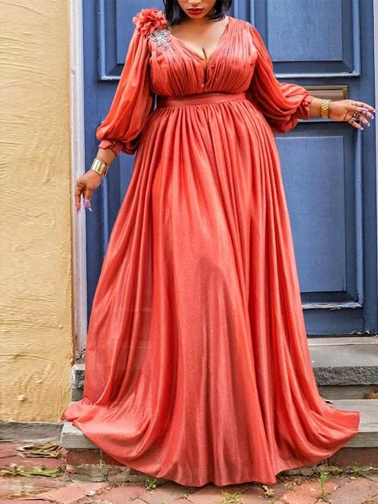 Long Party Dresses Woman for Weddings Chic and Elegant Vestidos De Novia Manga Larga Plus Size Dress Wholesale Dropshipping