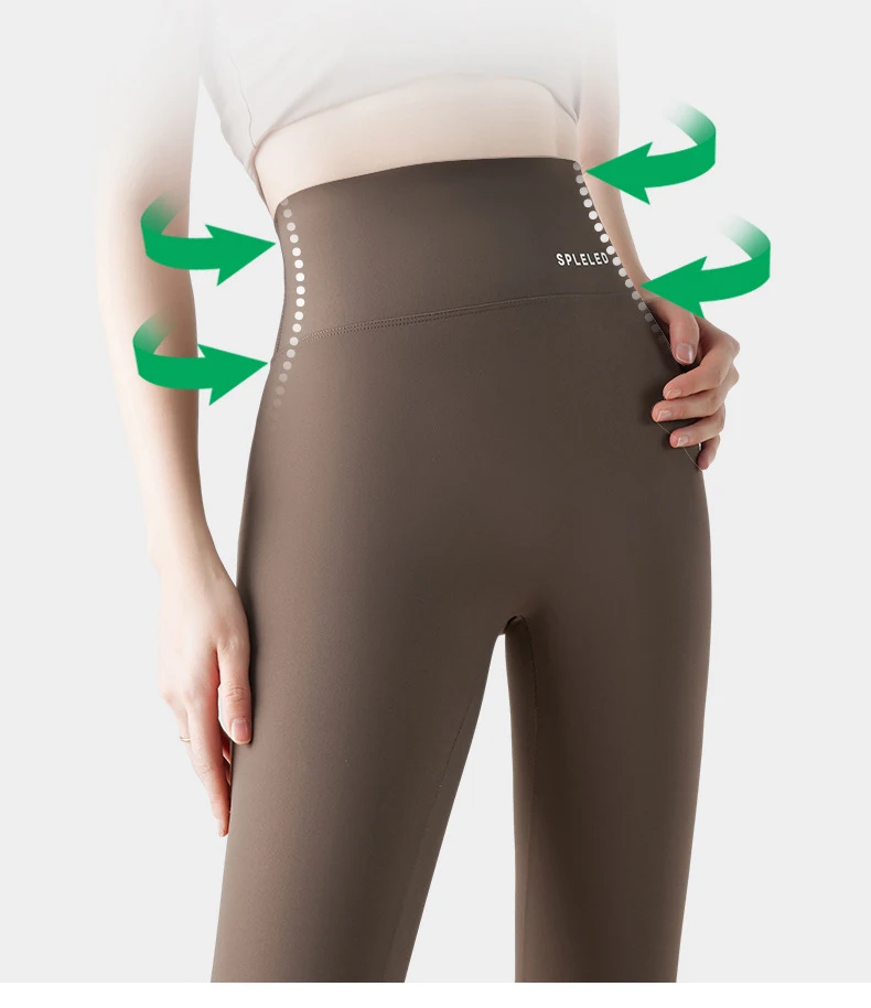 BIVIGAOS Spring Summer Thin Slim Shark Leggings Women Sexy Tight High Waist Letter Printed Sports Fitness Seamless Leggings