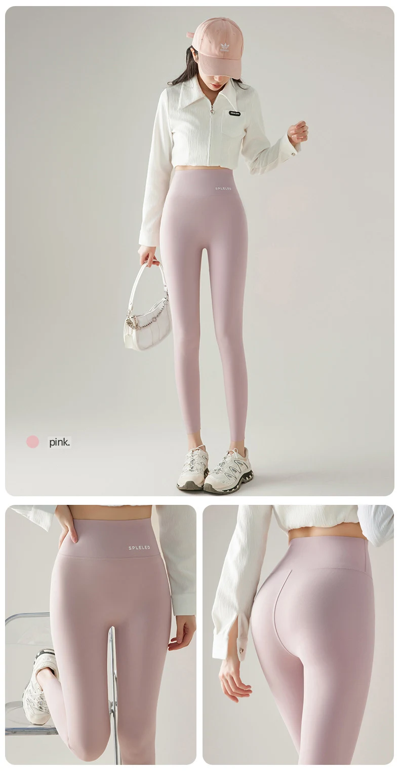 BIVIGAOS Spring Summer Thin Slim Shark Leggings Women Sexy Tight High Waist Letter Printed Sports Fitness Seamless Leggings