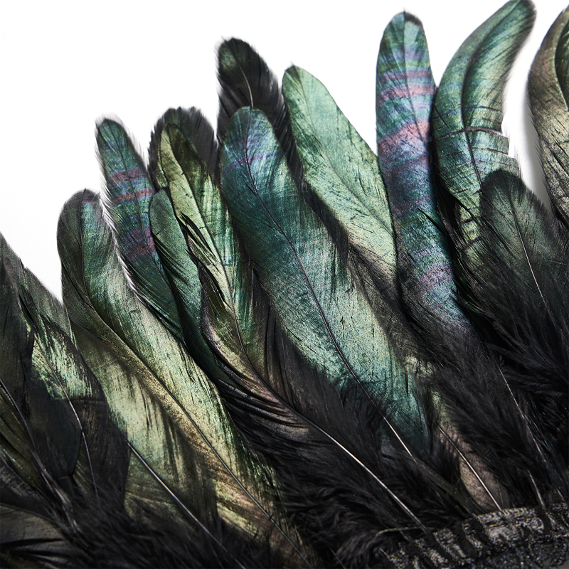 Women Natural Feather Cape Maleficent Costume Gothic Lacing Shawl Shrug Collar Feather Cape Halloween Cosplay Christmas Party