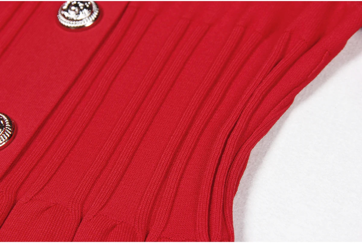 Spot 2024 European And American Spring And Autumn New Fashion High Quality Knitted Lapel Slim Slim A-line Dress Women