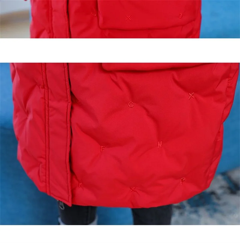 New Women's Casual Long Down Cotton Vest Autumn Winter Cold Warm Waistcoat Fashion Windproof Hooded Parka Overcoat Oversize 5XL