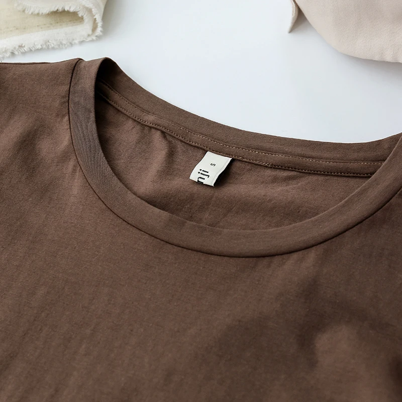 94% Cotton Summer Fashion Women T Shirt Basic O-Neck Girls Tops Black Tee Shirt Femme Camisetas De Mujer M30146