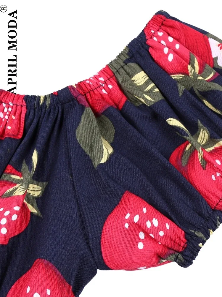 Gothic Punk Woman Blouse Retro Puff Sleeve Blusas 2024 New Street Style Summer printing Women's 50s 60s Pinup Cotton Casual Tops