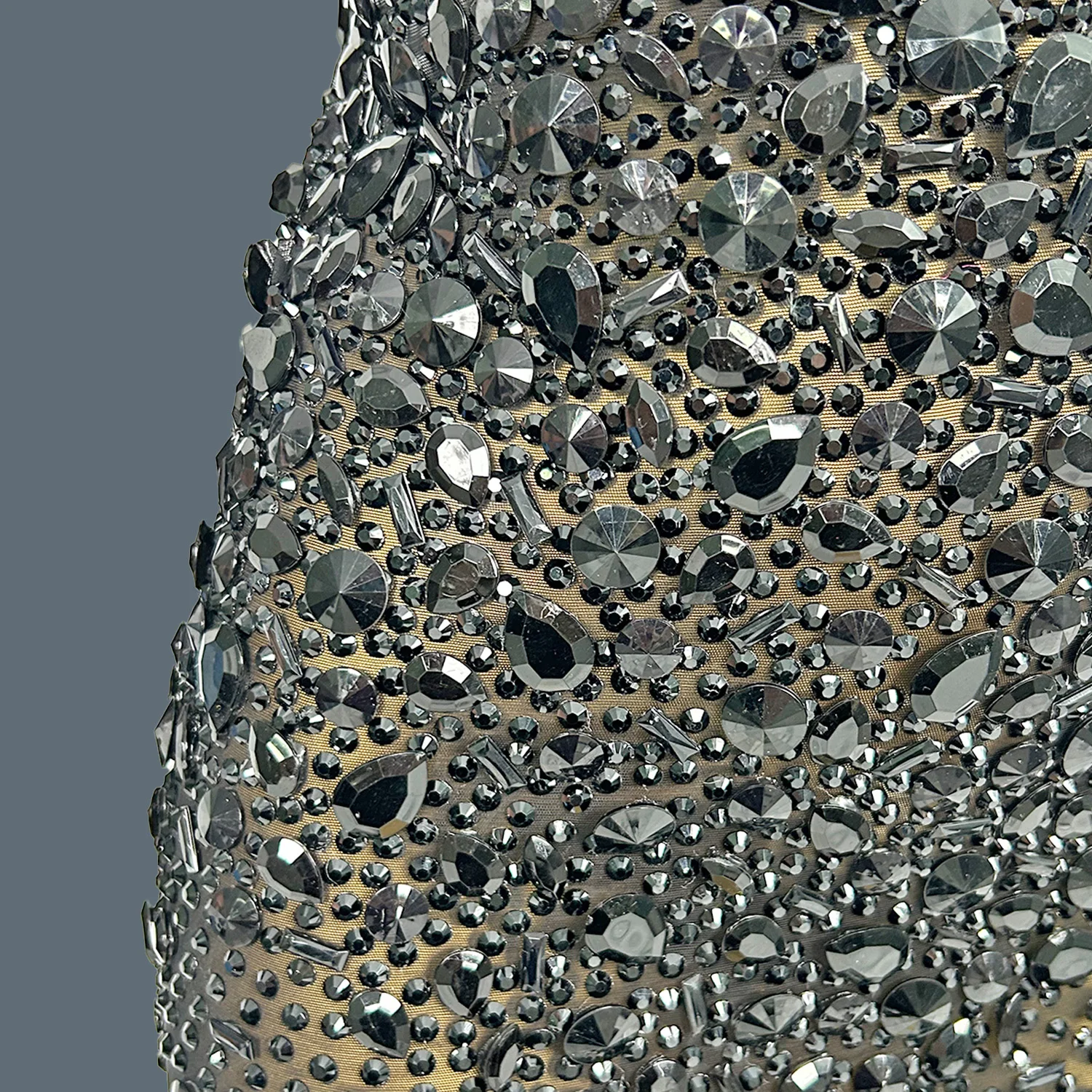 Obsidian Black Crystal Beading Prom Dress for Black Girls Long Ladies Dresses Special Occasions Sexy Party Gowns Cuican