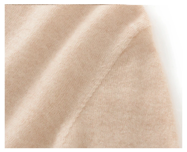 Women's Pullover Autumn/Winter 100% Cashmere Sweater Casual Knitted Sweater High Collar Loose Tops Basic Pile Collar Blouse