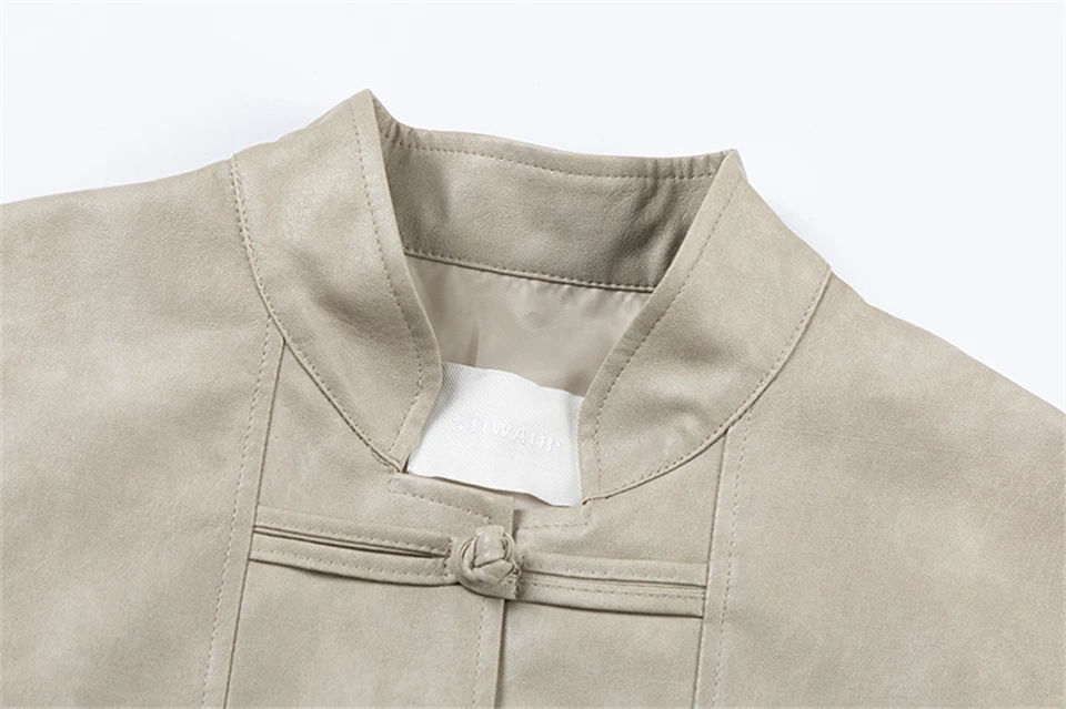 Women's Real Leather Jacket Sheepskin Coats 2024 Women New in Outerwears Chinese Style Authentic Genuine Leather Jacket Women