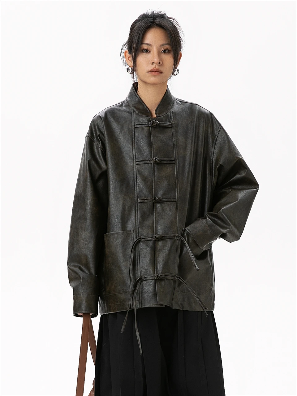 Women's Real Leather Jacket Sheepskin Coats 2024 Women New in Outerwears Chinese Style Authentic Genuine Leather Jacket Women