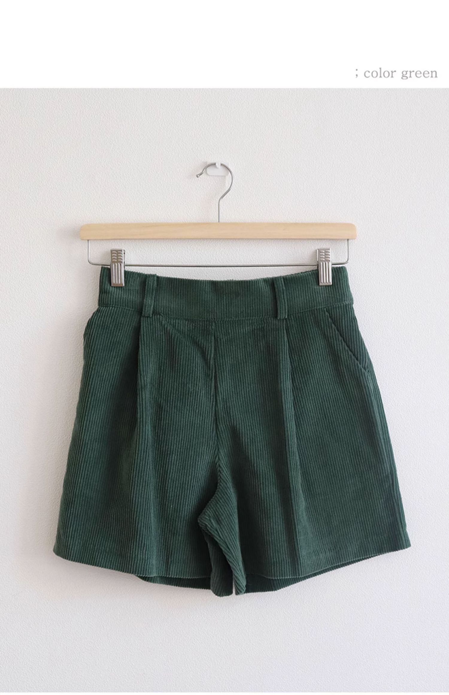 97% Cotton Corduroy High Waisted Shorts Soft Chic Elegant Womens Shorts All Match Sweatshorts Femme