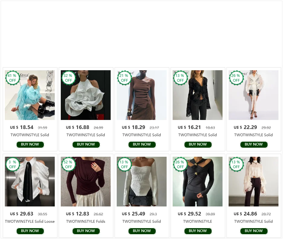 TWOTWINSTYLE Ruffles Shirts For Women O Neck Lantern Sleeve Loose Pullover Summer Blouse Female Fashion Style Clothing 2023 New