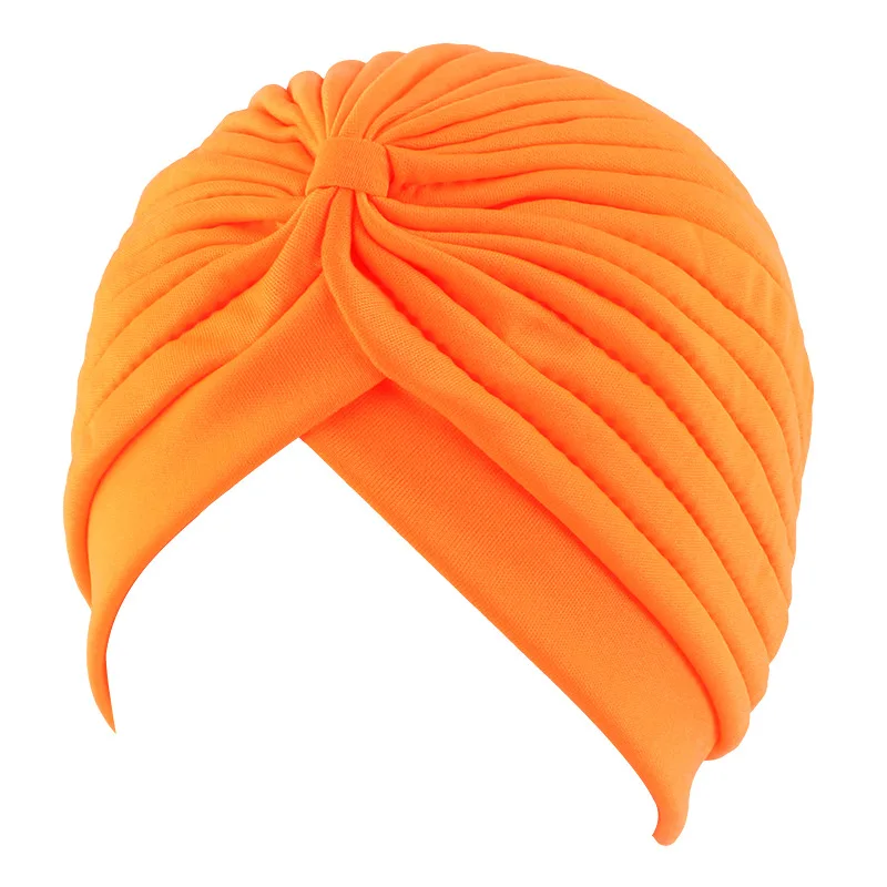 Women Stretchy Turban Cap Muslim Hijabs Hat Female Inner Hijab Solid Arab Indian Cap Wrap Head Scarf Hat Hair Loss Accessories
