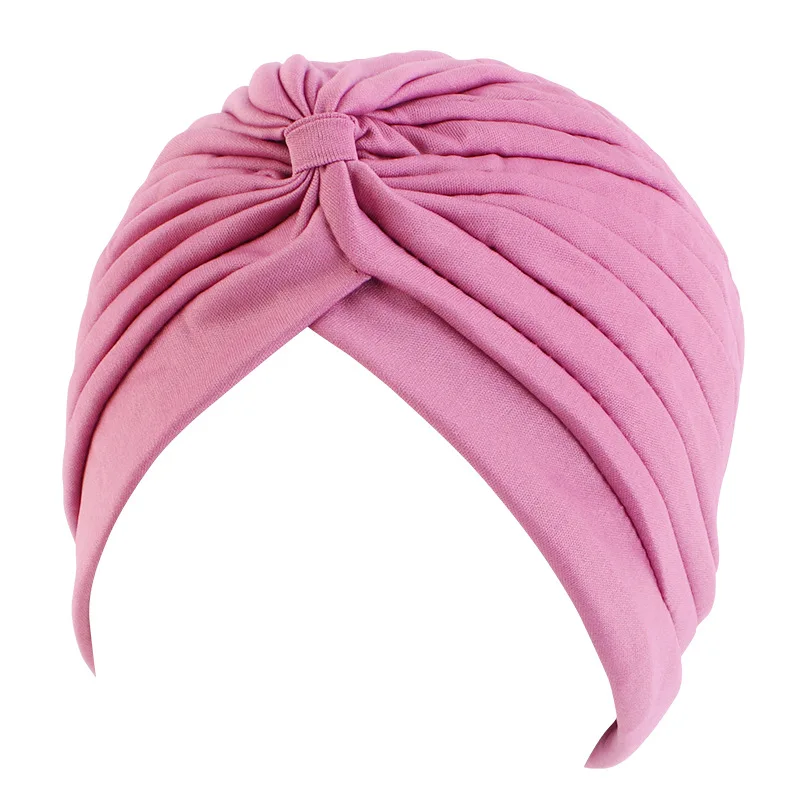 Women Stretchy Turban Cap Muslim Hijabs Hat Female Inner Hijab Solid Arab Indian Cap Wrap Head Scarf Hat Hair Loss Accessories
