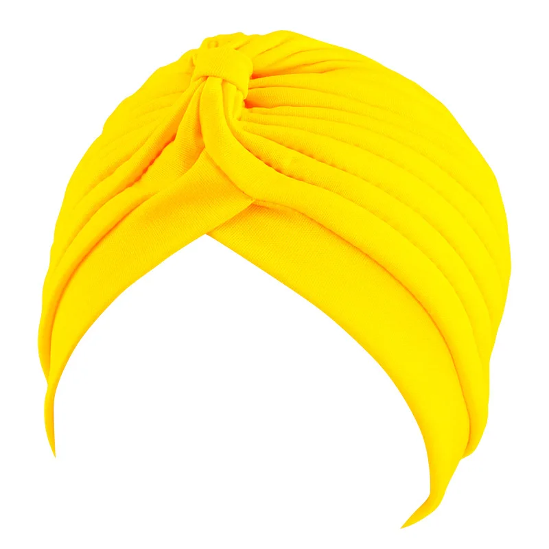 Women Stretchy Turban Cap Muslim Hijabs Hat Female Inner Hijab Solid Arab Indian Cap Wrap Head Scarf Hat Hair Loss Accessories