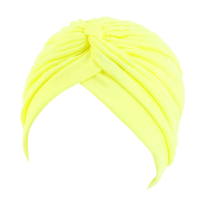 Women Stretchy Turban Cap Muslim Hijabs Hat Female Inner Hijab Solid Arab Indian Cap Wrap Head Scarf Hat Hair Loss Accessories