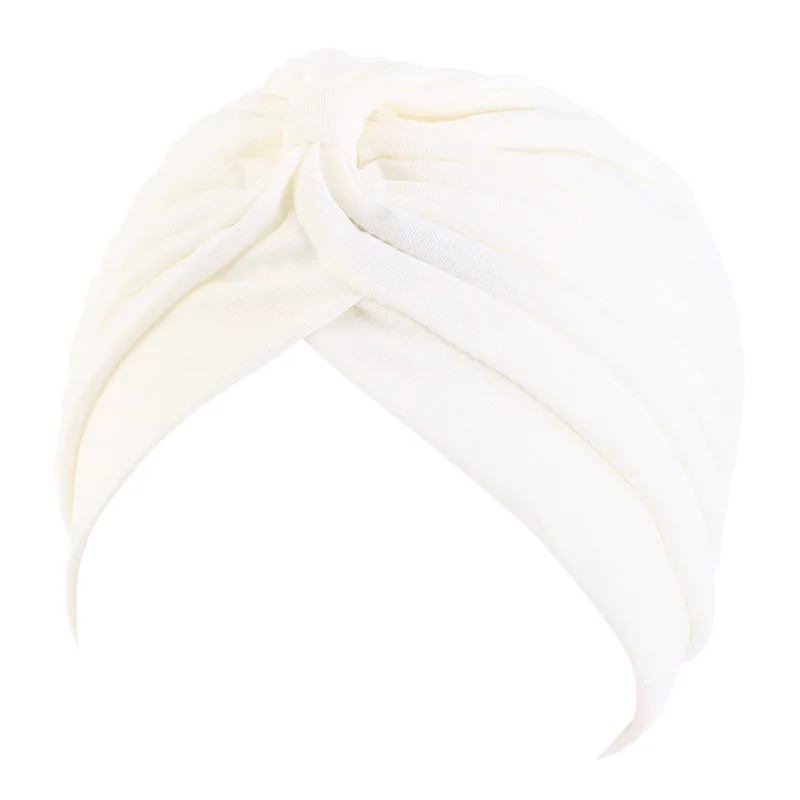 Women Stretchy Turban Cap Muslim Hijabs Hat Female Inner Hijab Solid Arab Indian Cap Wrap Head Scarf Hat Hair Loss Accessories