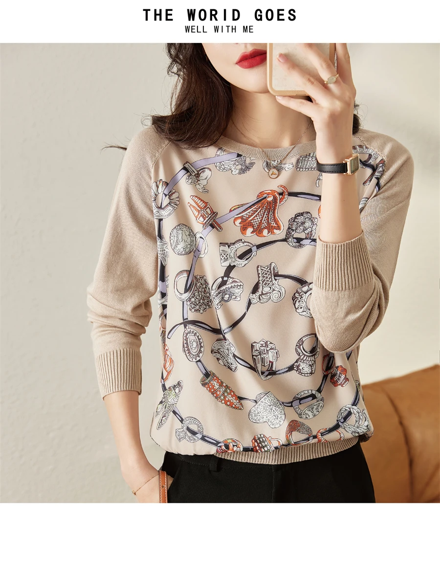 New Casual Soft Knit bottoming shirts Sweater Tees Basic shirts knitted Tops