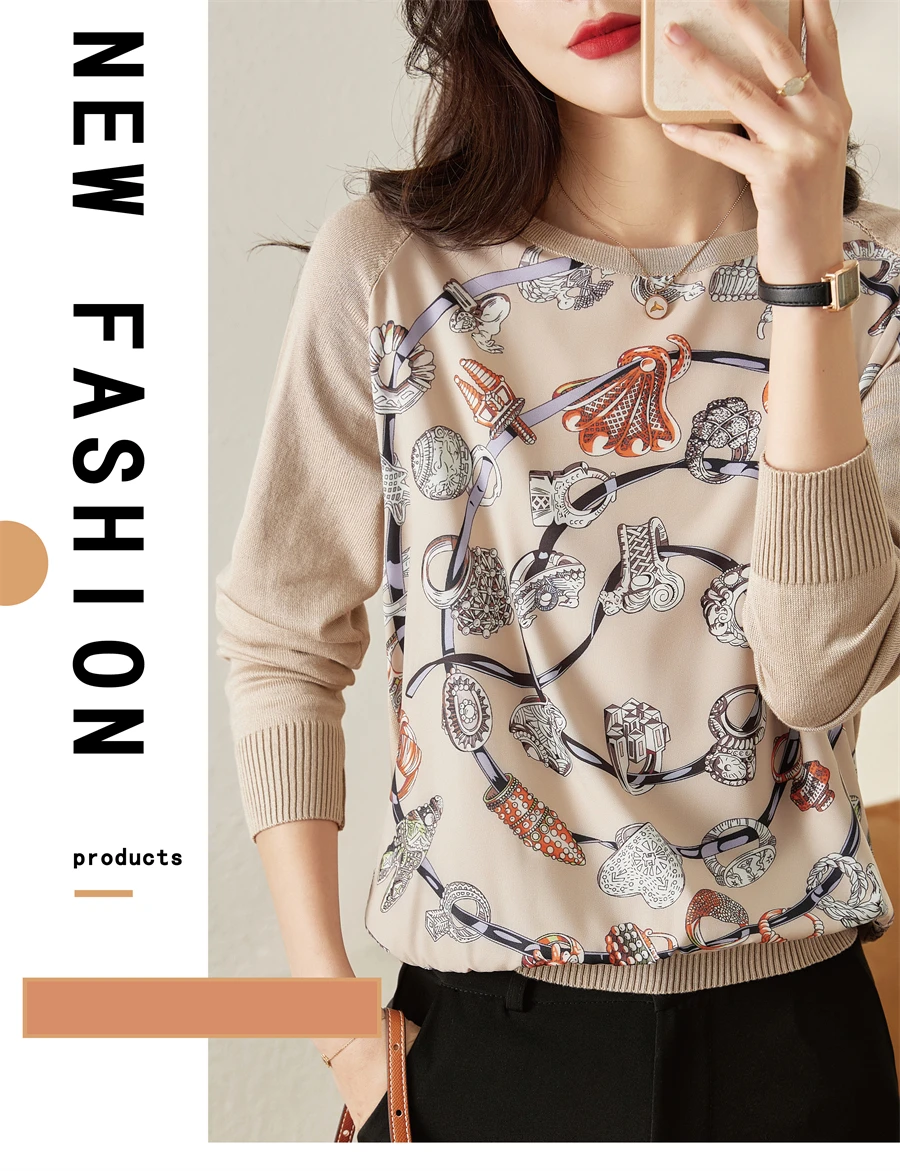 New Casual Soft Knit bottoming shirts Sweater Tees Basic shirts knitted Tops