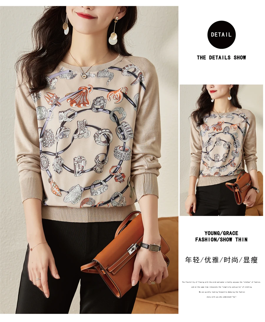 New Casual Soft Knit bottoming shirts Sweater Tees Basic shirts knitted Tops