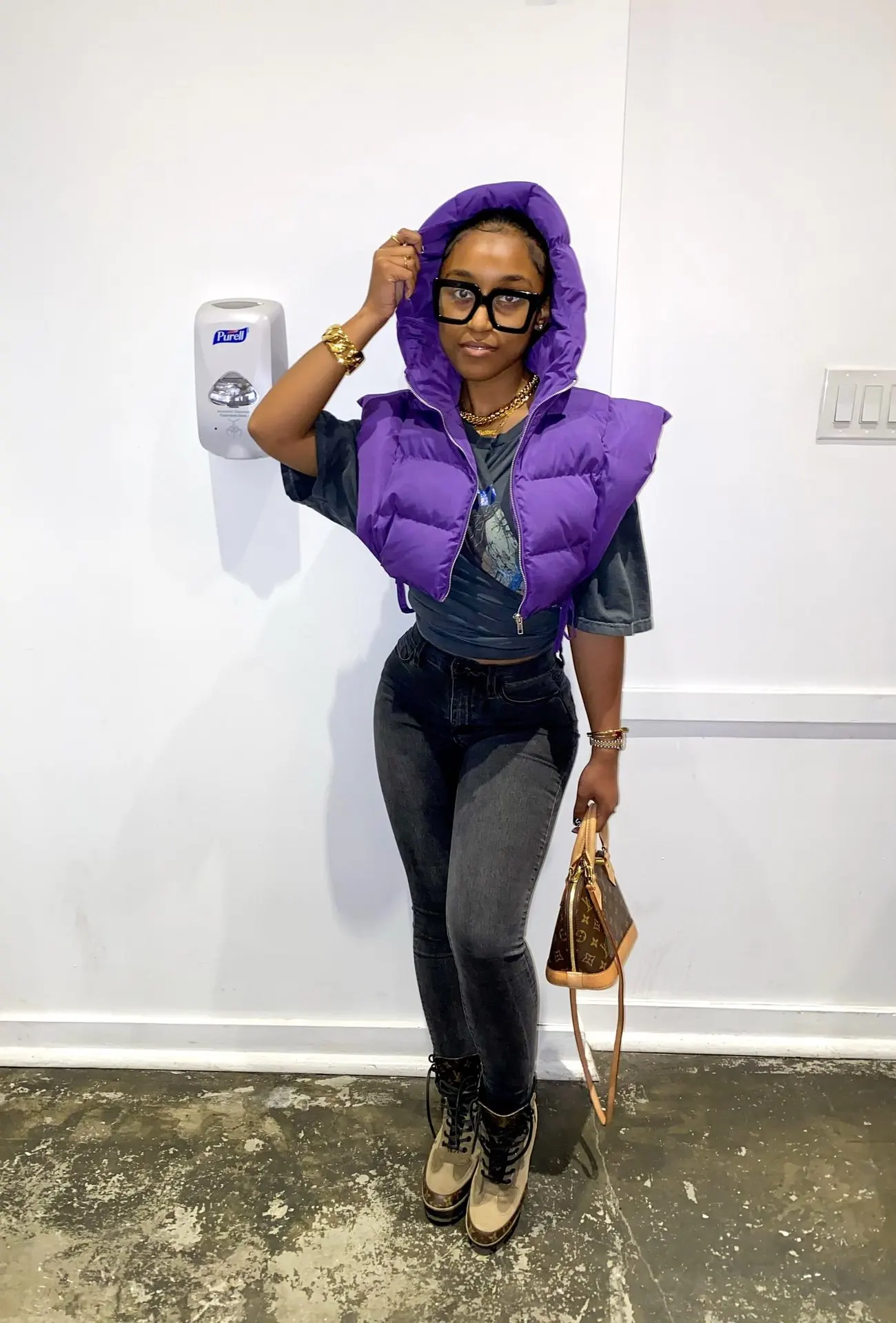 Women tie up hollow out side sexy hooded vest parkas for winter spring sleeveless jacket out coats