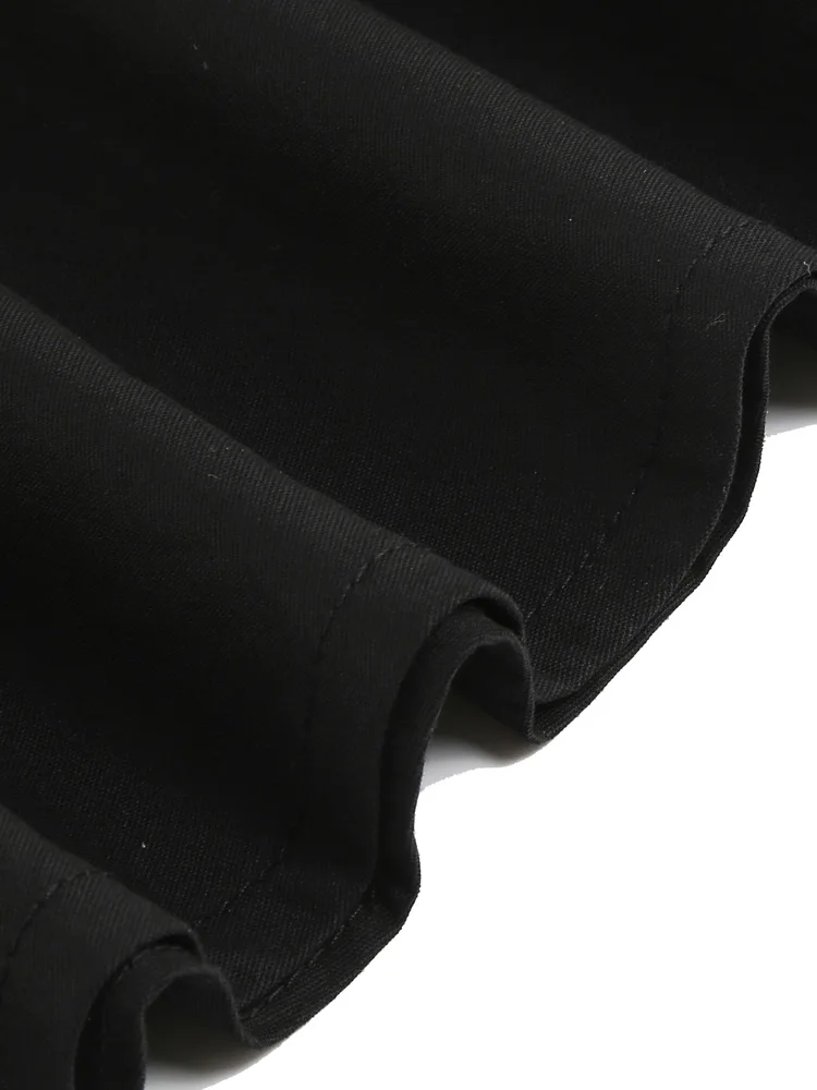 Tonval 1950s Women Vintage Summer Shawl Collar Double-Breasted Belted Elegant Dress Short Sleeve Cotton Midi Dresses 2026