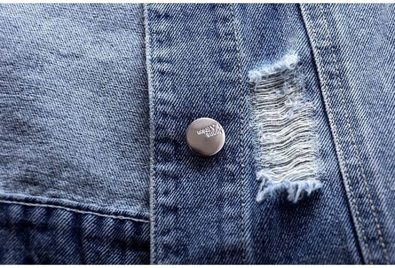 JMPRS Denim Women Vest Luxury Pearls Fashion Ripped Autumn Jeans Jacket Sleeveless Loose Short Coat Causal Waistcoats 5XL