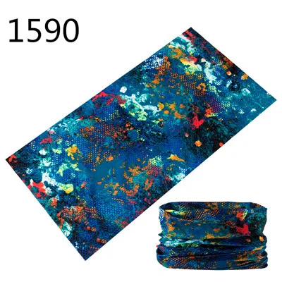 1950 Bandana Cycling Balaclava High Elastic Seamless Bandana Anti-UV Face Mask Neck Muffler Men Women Scarf Tube Face Shield