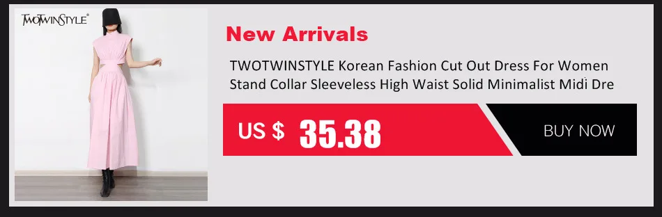 TWOTWINSTYLE Casual White T Shirt For Women O Neck Sleeveless Ruched Irregular Slim T Shirts Females Summer Fashion 2021 Stylish