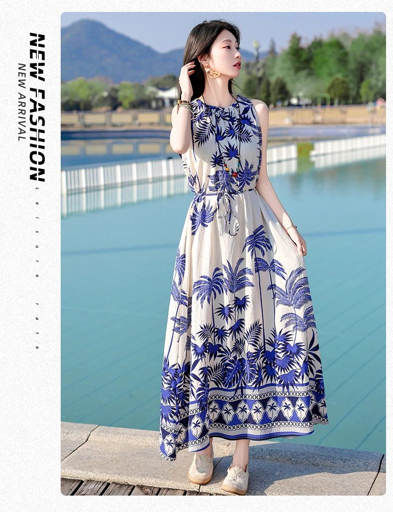 New Fashion 2026 Summer Print Women Short Sleeve Cotton Plus Size Women Clothing Dress Ladies Large Size Vestidos dresses