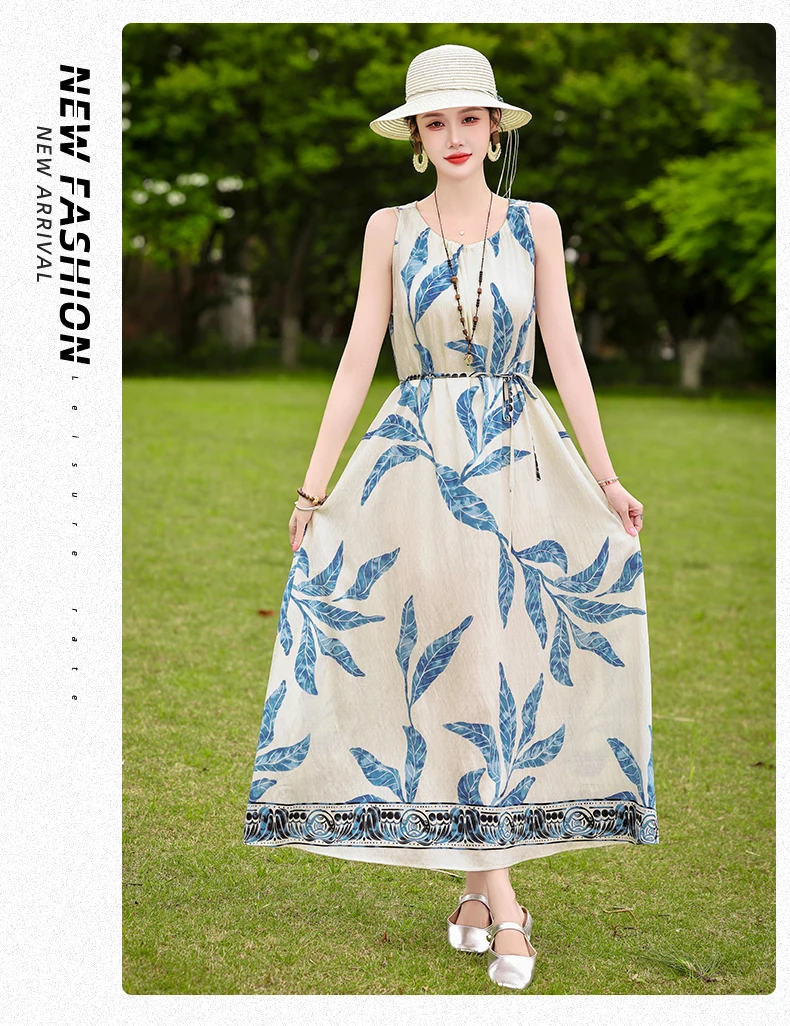 New Fashion 2026 Summer Print Women Short Sleeve Cotton Plus Size Women Clothing Dress Ladies Large Size Vestidos dresses