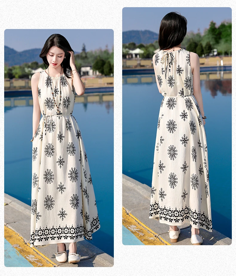 New Fashion 2026 Summer Print Women Short Sleeve Cotton Plus Size Women Clothing Dress Ladies Large Size Vestidos dresses
