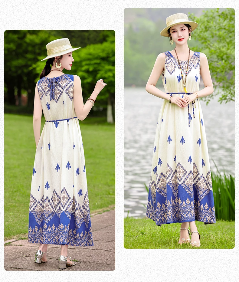 New Fashion 2026 Summer Print Women Short Sleeve Cotton Plus Size Women Clothing Dress Ladies Large Size Vestidos dresses
