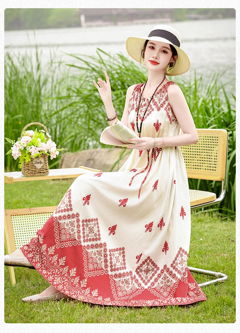 New Fashion 2026 Summer Print Women Short Sleeve Cotton Plus Size Women Clothing Dress Ladies Large Size Vestidos dresses