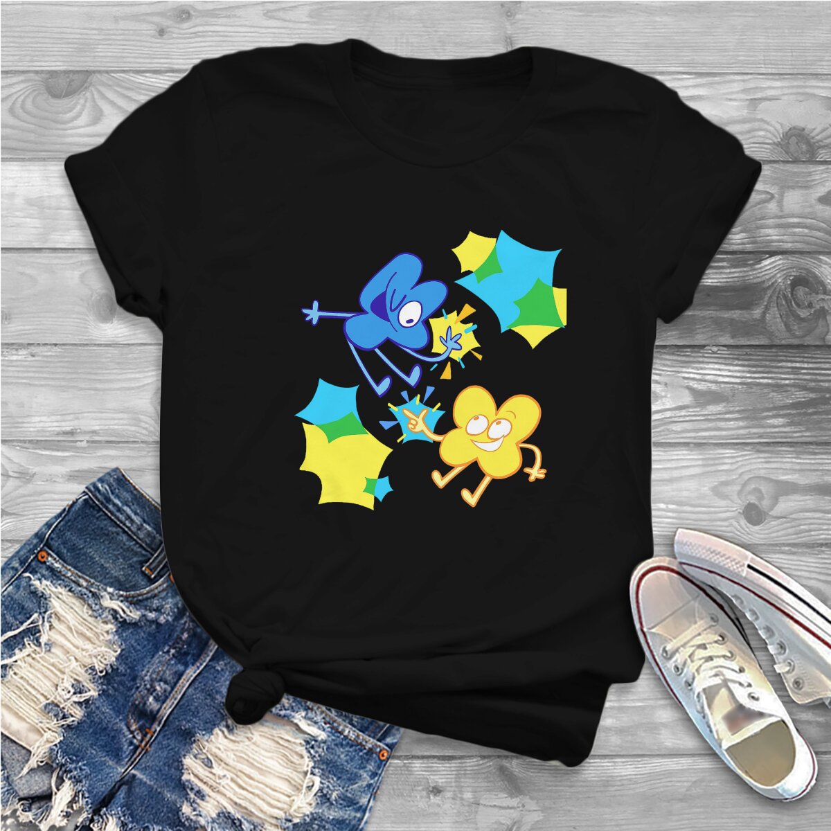 Battle for Dream Island BFDI 4 and X Polyester TShirt for Women BFB Humor Summer Tee T Shirt High Quality New Design