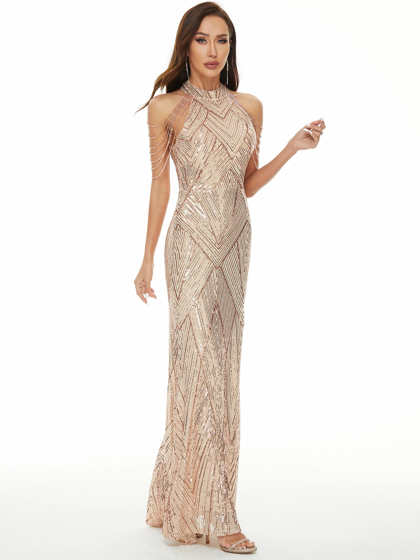 Sexy vintage summer sequin dress women 2026 elegant cocktail prom evening party dresses off shoulder maxi bodycon dress vestidos